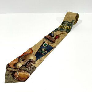 University of Notre Dame Fightin Irish College Football Gameday Alumni Necktie